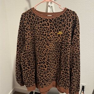 Nike Leopard Print Sweatshirt